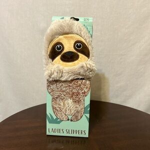 Cute Sloth Ladies Slippers